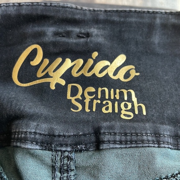 Cupido Denim Straight High Waist Skinny Jeans Sz (12) - Picture 7 of 8